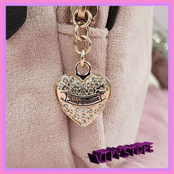 NWT 💕 Juicy Couture Velvet Backpack Embroidery Elegant & Luxurious #7087 💕 - Picture 5 of 9